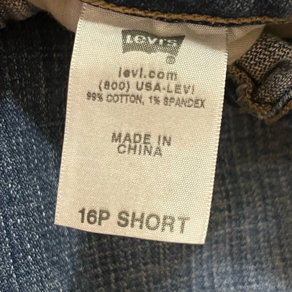 LEVI’S Bootcut 515 Blue Jeans 16P SHORT - Picture 10 of 16